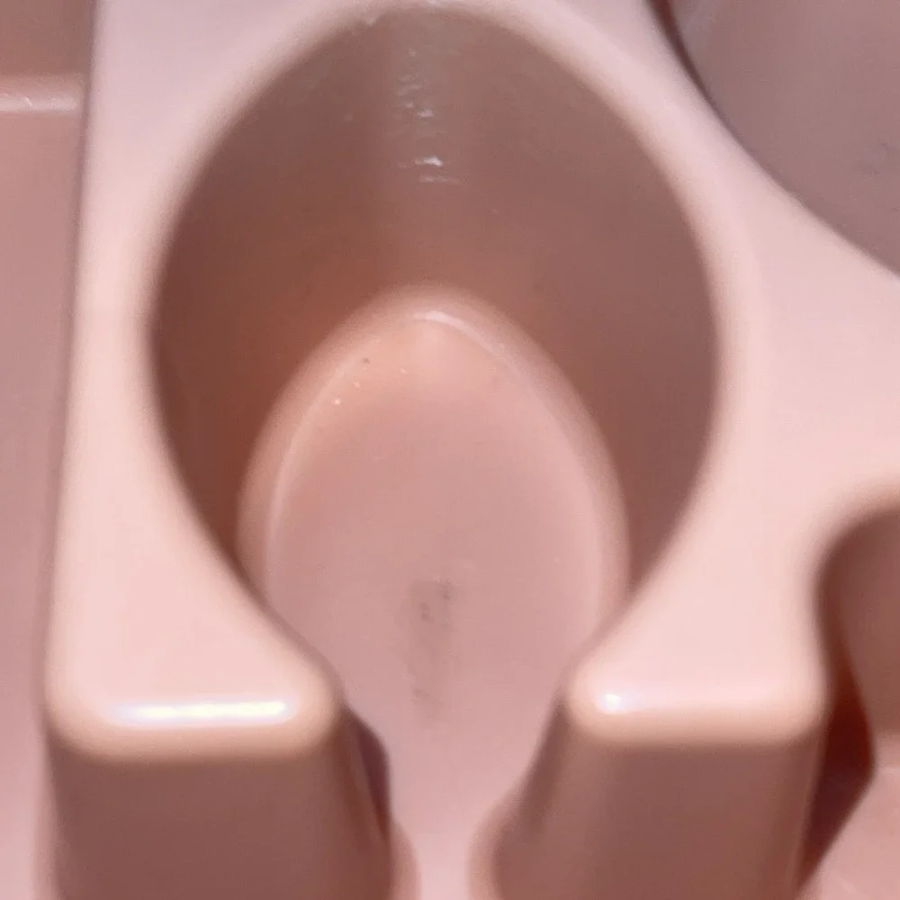 Vintage Pink Rubbermaid Plastic Silverware Flatware Utensil‎ Holder Tray